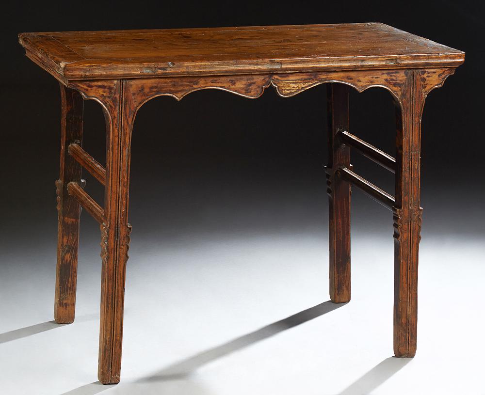 Chinese Carved Elm Altar Table, early 20th c., the (1 of 1)