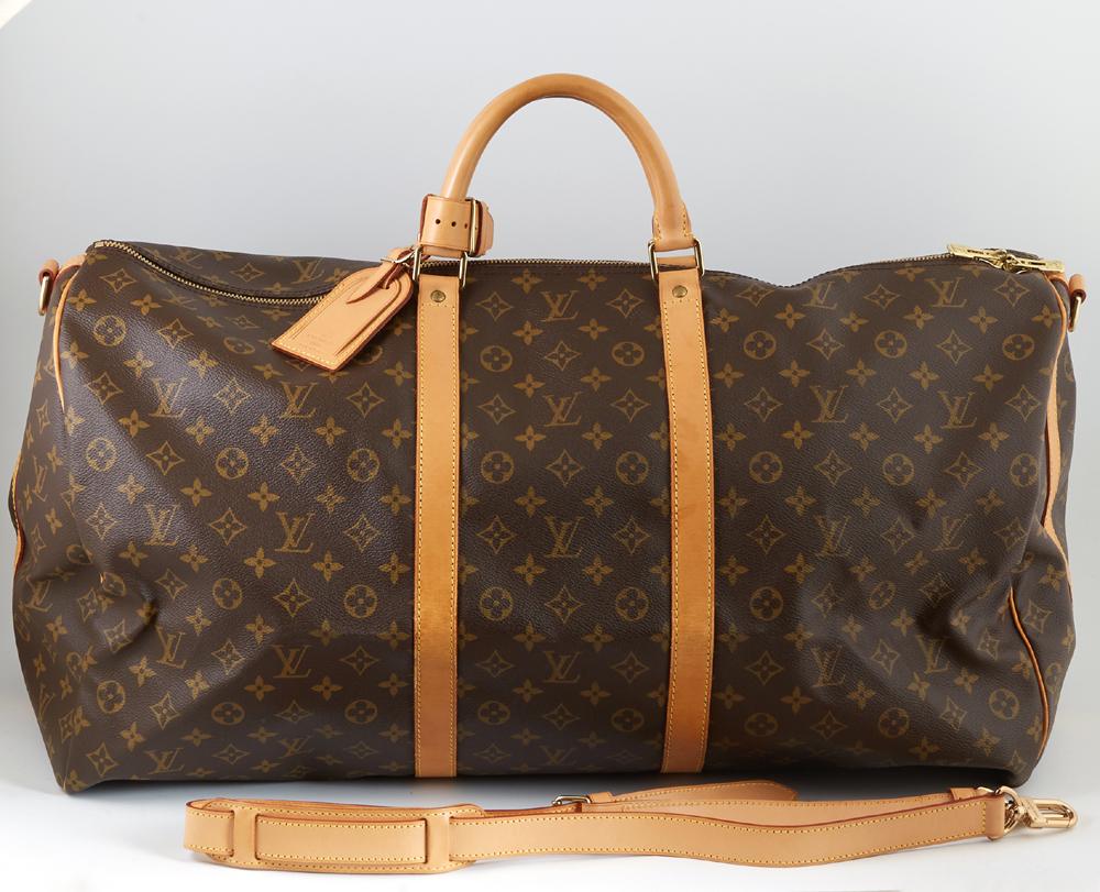 Louis Vuitton Brown Monogram Coated Canvas 60 Keepall (1 of 4)
