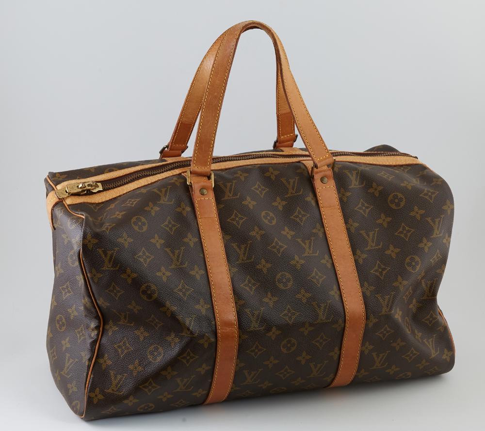 Louis Vuitton Brown Monogram Coated Canvas 45 Sac (1 of 3)