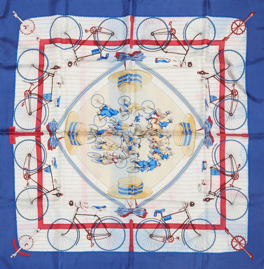 Hermes 'Les Becanes' Silk Scarf, by Hugo Grygkar, first (1 of 1)
