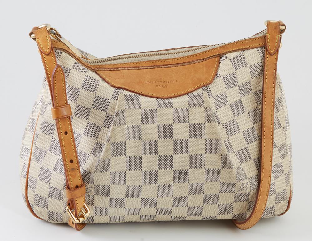 Louis Vuitton Ivory Damier Azur Coated Canvas PM (1 of 4)