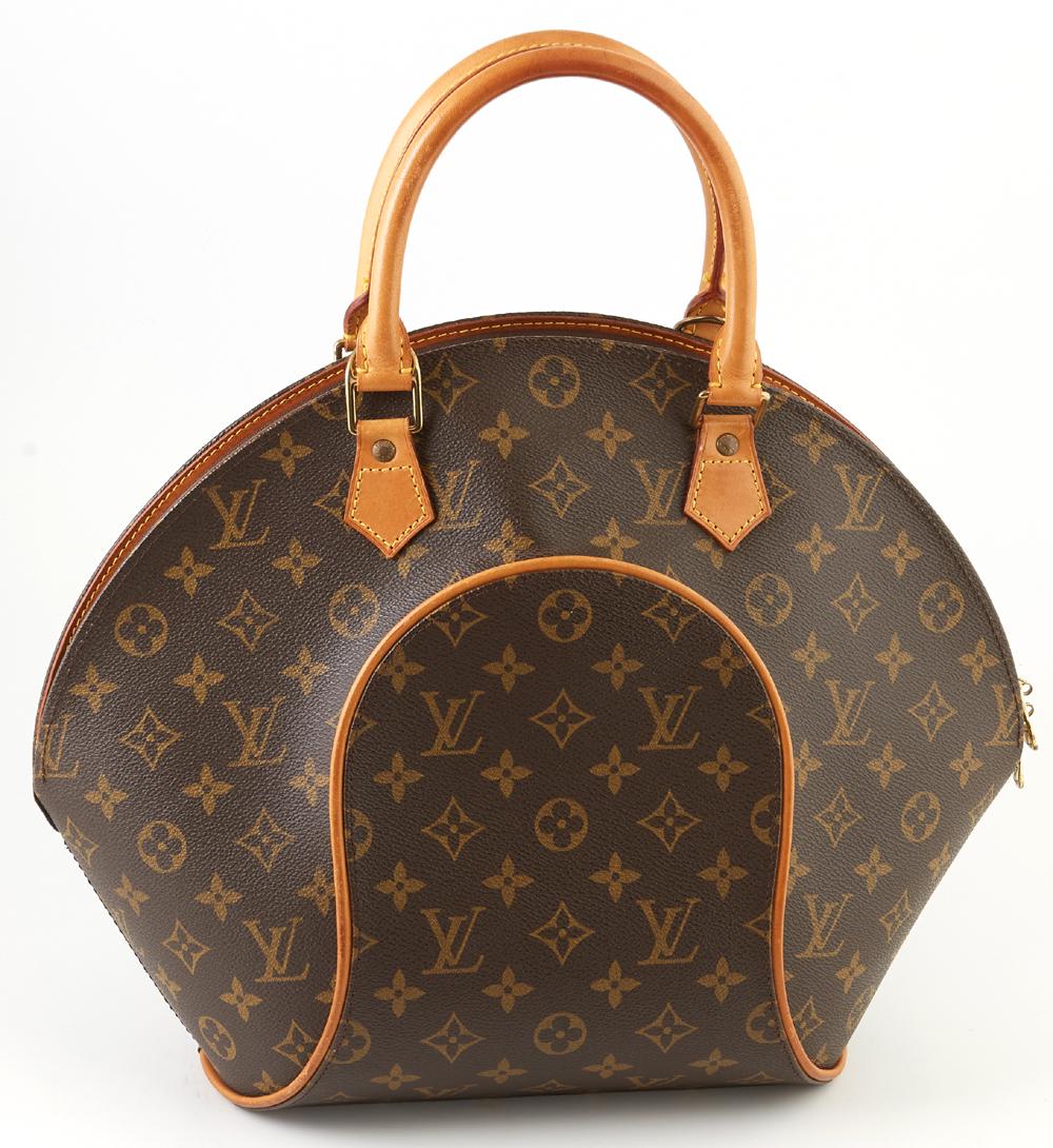 Louis Vuitton Brown Monogram Coated Canvas Ellipse MM (1 of 3)