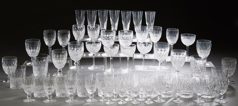 Fifty-One Piece Set of Waterford Cut Crystal Glasses, (1 of 6)