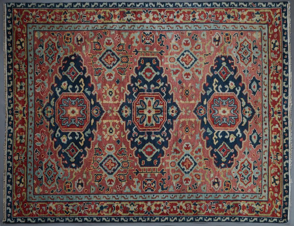 Laristan Kazak Carpet, 8' 1 x 9' 10. (1 of 1)