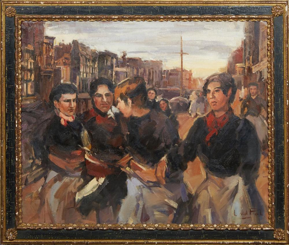 Louis van der Pol (1896-1982, Dutch), "Amsterdam School (1 of 2)