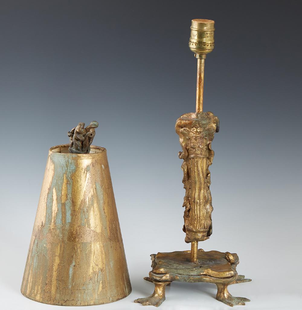 Paul Gruer (New Orleans), "Table Lamp on Duck Feet," (1 of 2)