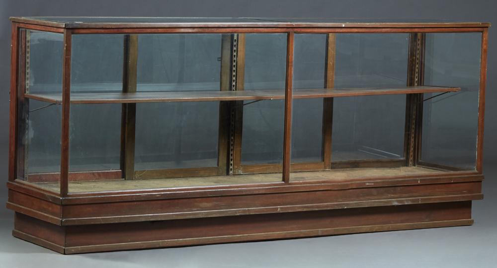 Carved Mahogany Store Display Counter, early 20th c., (1 of 1)