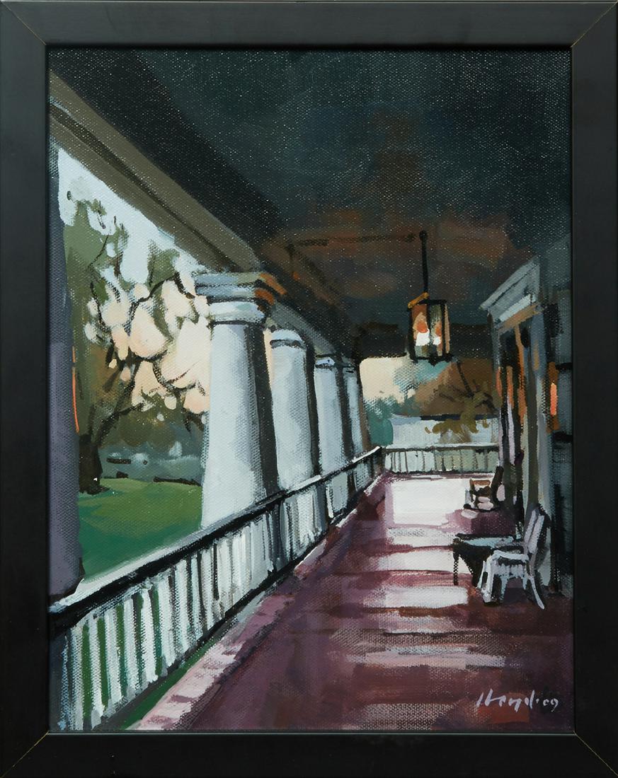 David Lloyd (Virginia/Texas), "Porch of Houmas House," (1 of 4)