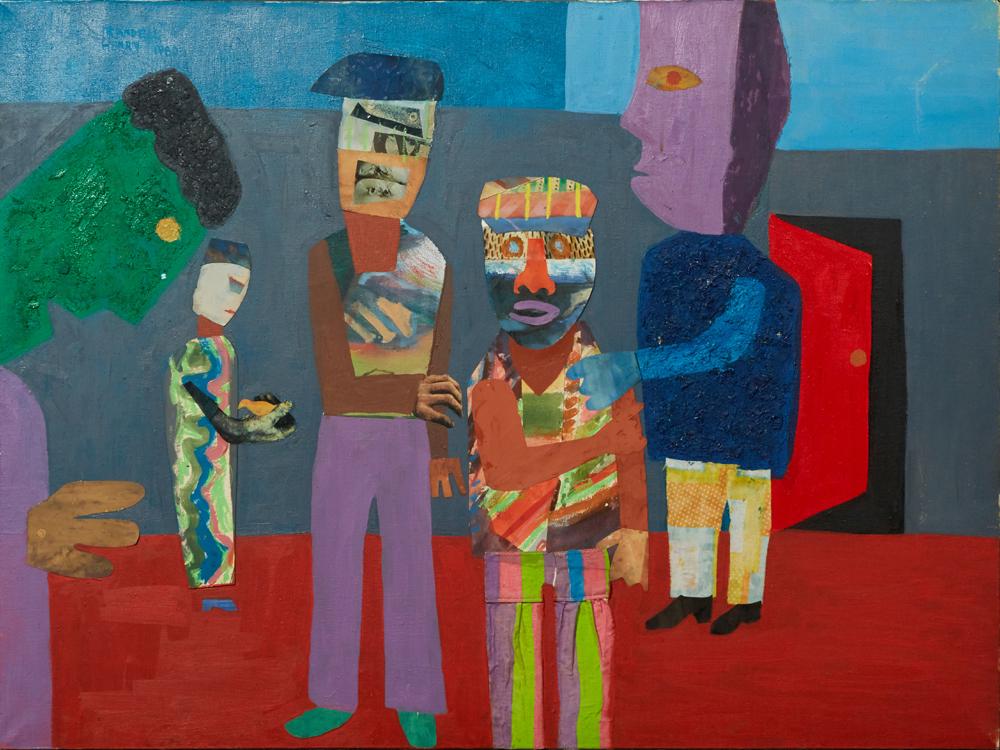 Randell Henry (1958-, Louisiana), "Strange Room," 1982, (1 of 2)