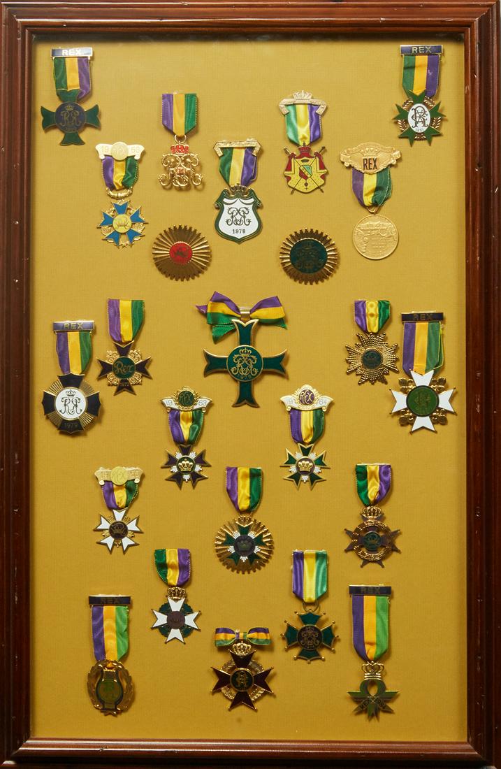 Mardi Gras- Group of Twenty-Four Rex Ducal Badges, from (1 of 1)