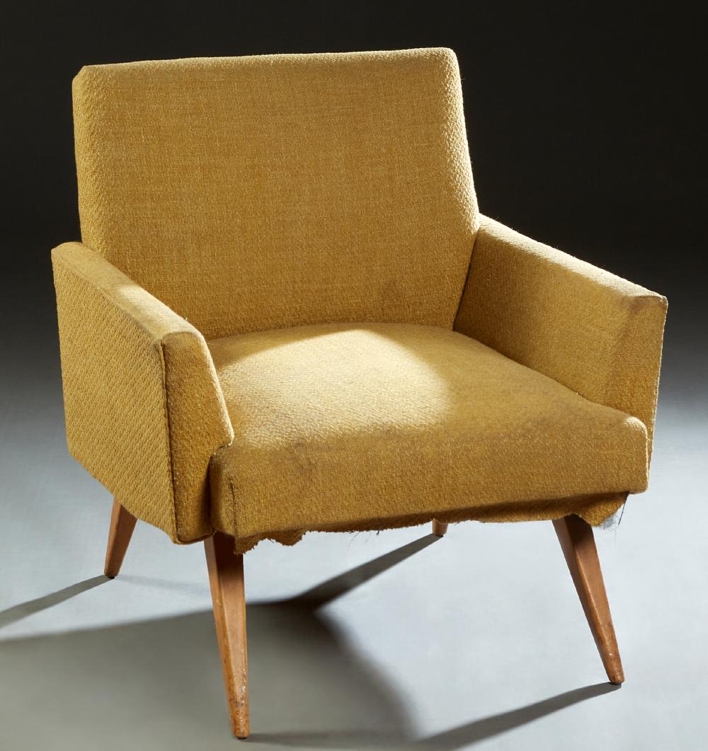Paul Mccobb Upholstered Bergere, c. 1960. the canted (1 of 1)