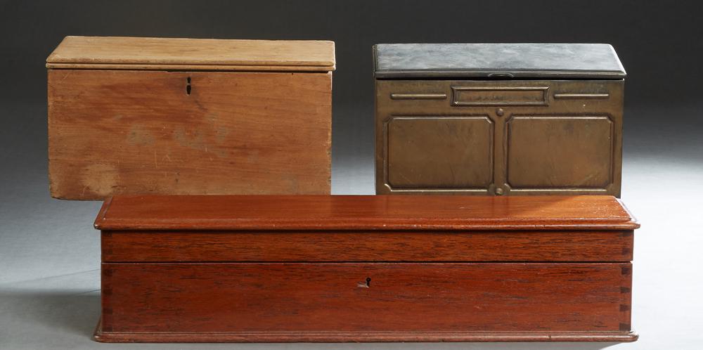 Group of Three Boxes, early 20th c., consisting of a (1 of 2)