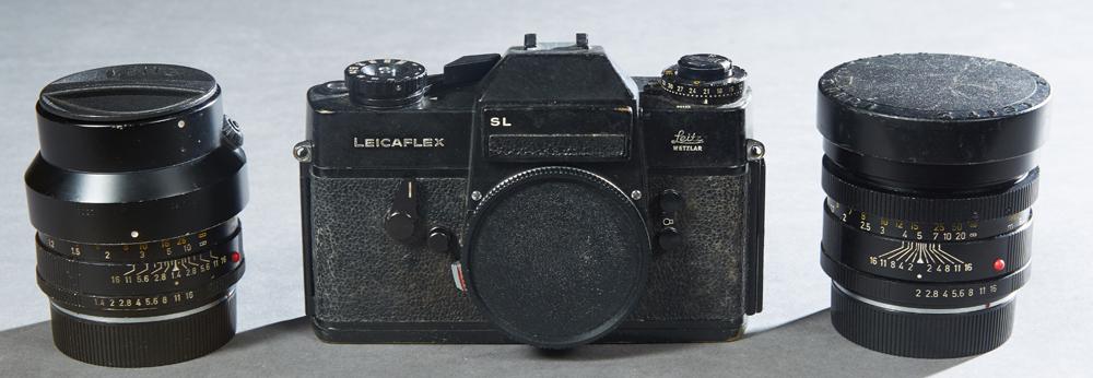 Leicaflex 35mm Camera, Ser. # 1257303, together with a (1 of 3)