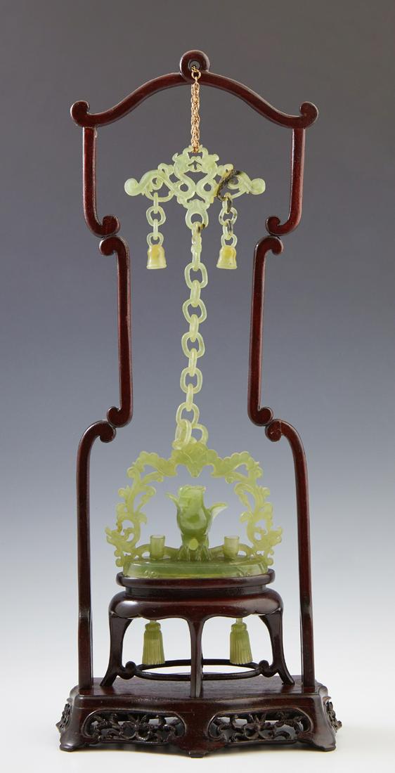 Chinese Well Carved Jade Figure of a Bird, early 20th (1 of 1)