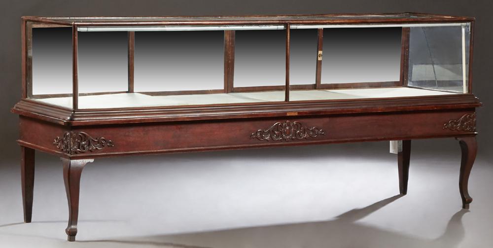 American Carved Mahogany Store DIsplay Case, early 20th (1 of 1)