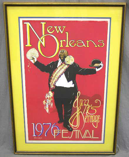 519: 1976 New Orleans Jazz and Heritage Festival Poster