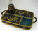 612: Unusual Chinese Cloisonne on Bronze Desk Tray, lat