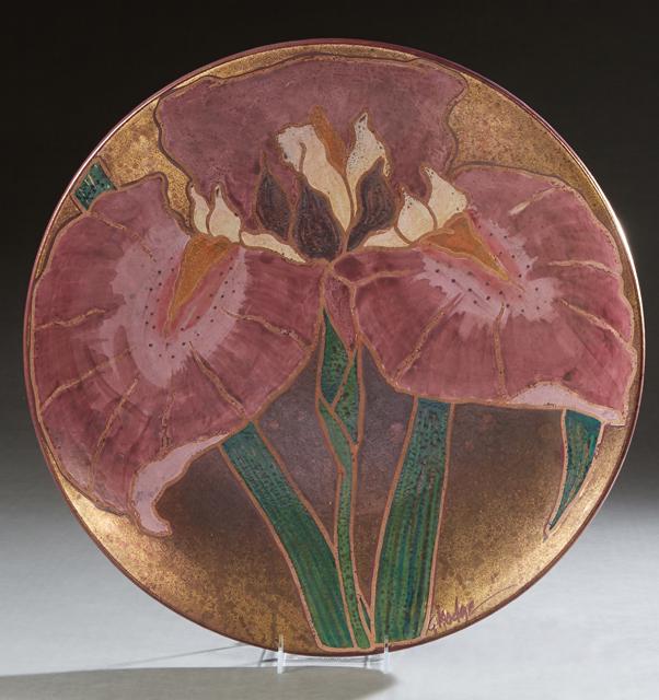 A. Hodge, (Perhaps Albert Hodge) Large Glazed Ceramic (1 of 5)