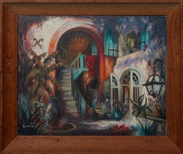 Colette Pope Heldner (1902-1990, New Orleans), "Old (1 of 4)