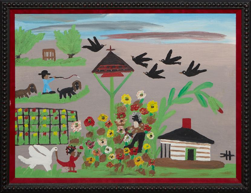 Clementine Hunter (1886â€“1988, Louisiana), "Uncle Tom (1 of 5)