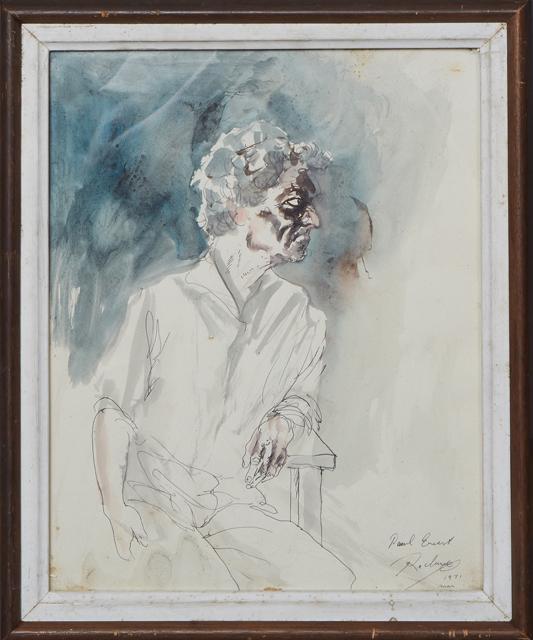 Noel Rockmore (1928-1995, New York/New Orleans), "Paul (1 of 4)