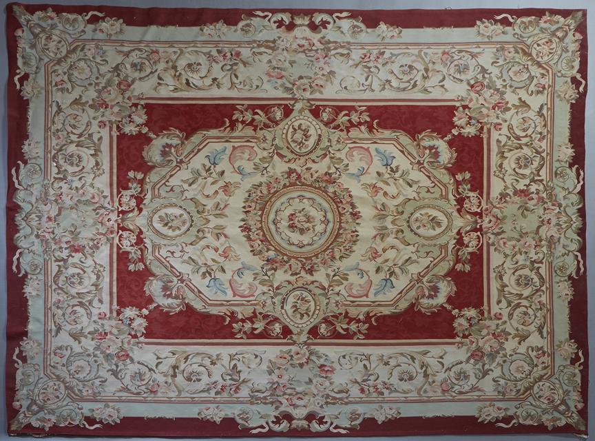 Aubusson Style Carpet, 20th c., 7' 11 x 10 ' 2. (1 of 1)