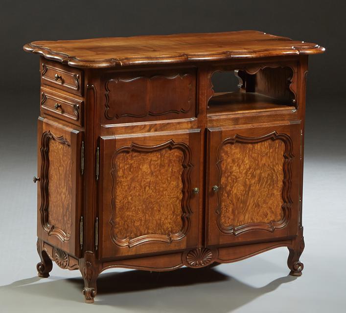 Diminutive Unusual French Carved Walnut Sideboard, 20th (1 of 4)