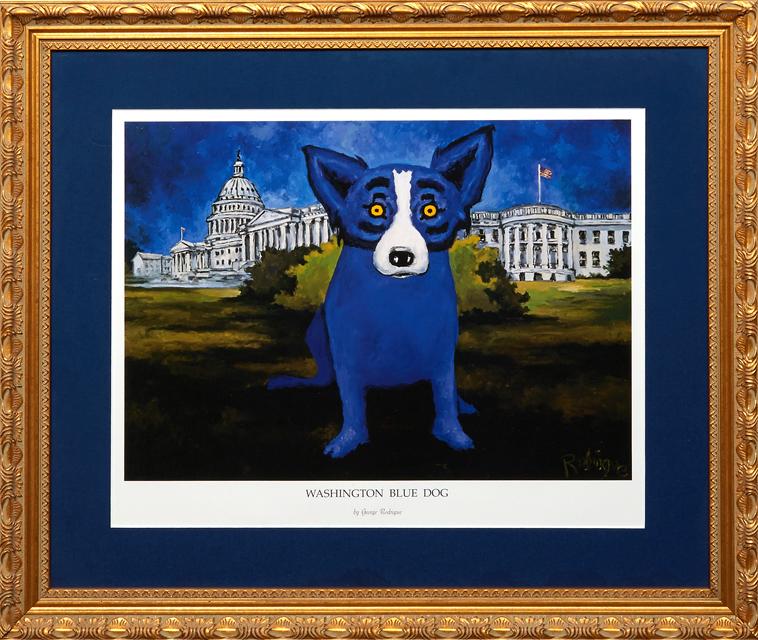 George Rodrigue (1944-2013, Louisiana), "Washington (1 of 4)