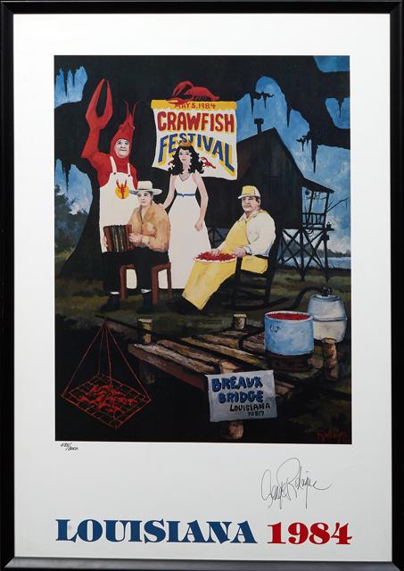 George Rodrigue (1944-2013), "Crawfish Festival," 1984, (1 of 4)