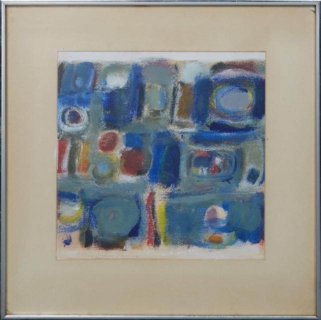 Althea Dodson Tanner (1918-2014, New Orleans), "Blue (1 of 4)