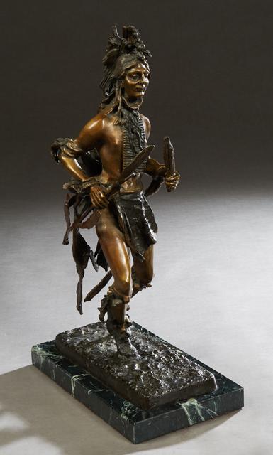 After Frederic Remington (1861-1909), "Running Indian (1 of 1)
