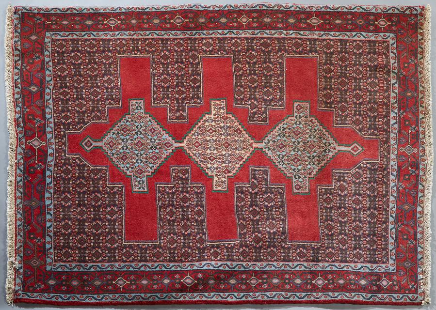 Hamadan Carpet, 4' 1 x 5' 6. Provenance: Palmira, the (1 of 1)
