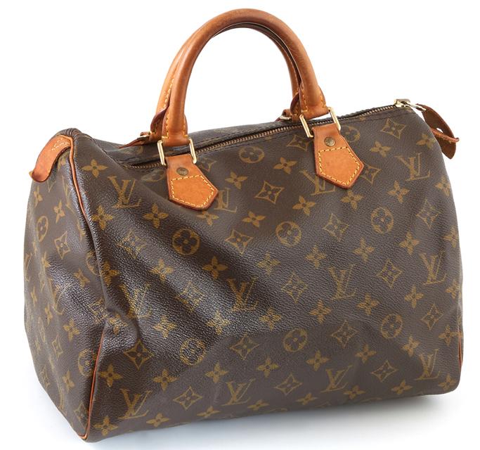 Louis Vuitton Brown Monogram Coated Canvas 30 Speedy (1 of 3)