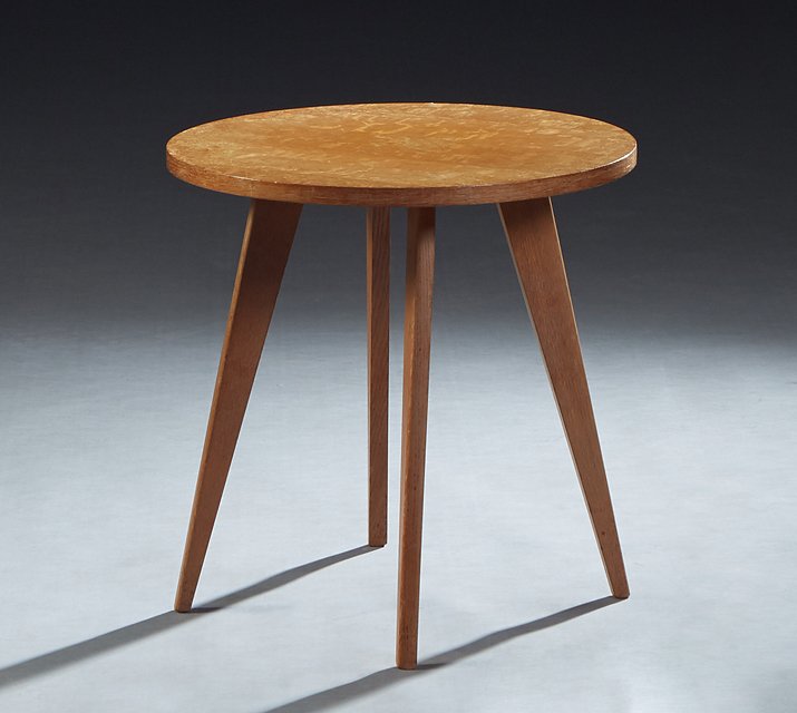 French Mid-Century Modern Low Lamp Table, 20th c., the (1 of 1)
