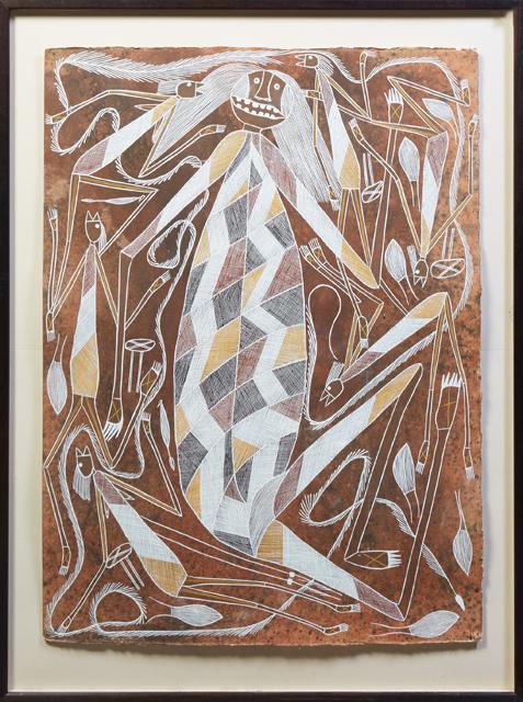 Wesley Nganjmirra (Australia), "Spirit Figure," 20th (1 of 3)
