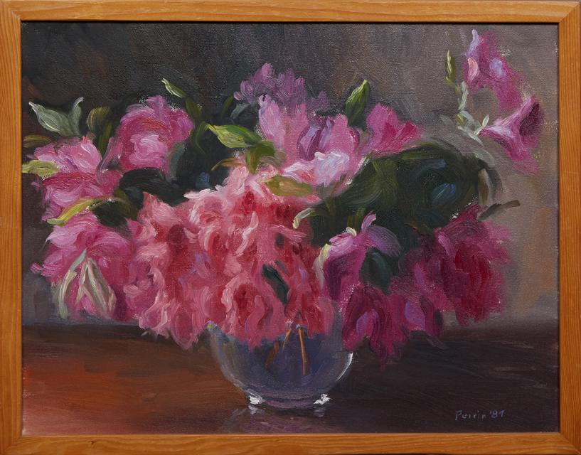 Dennis Perrin (1950-, Kansas/Louisiana), "Azalea (1 of 4)