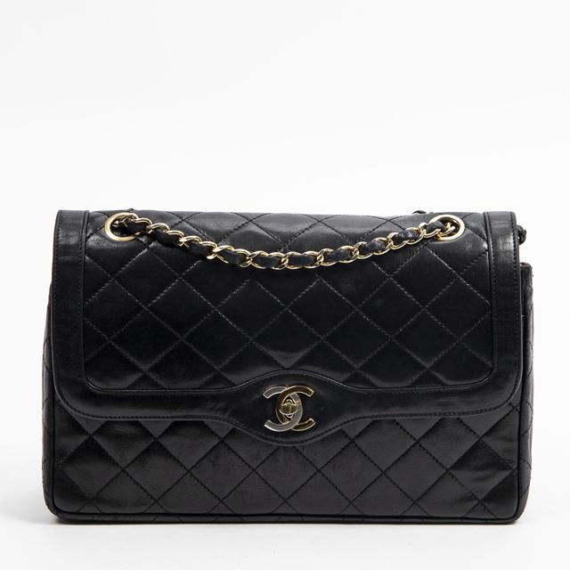 Chanel Paris Double Flap Shoulder Bag, c. 1989, in (1 of 7)