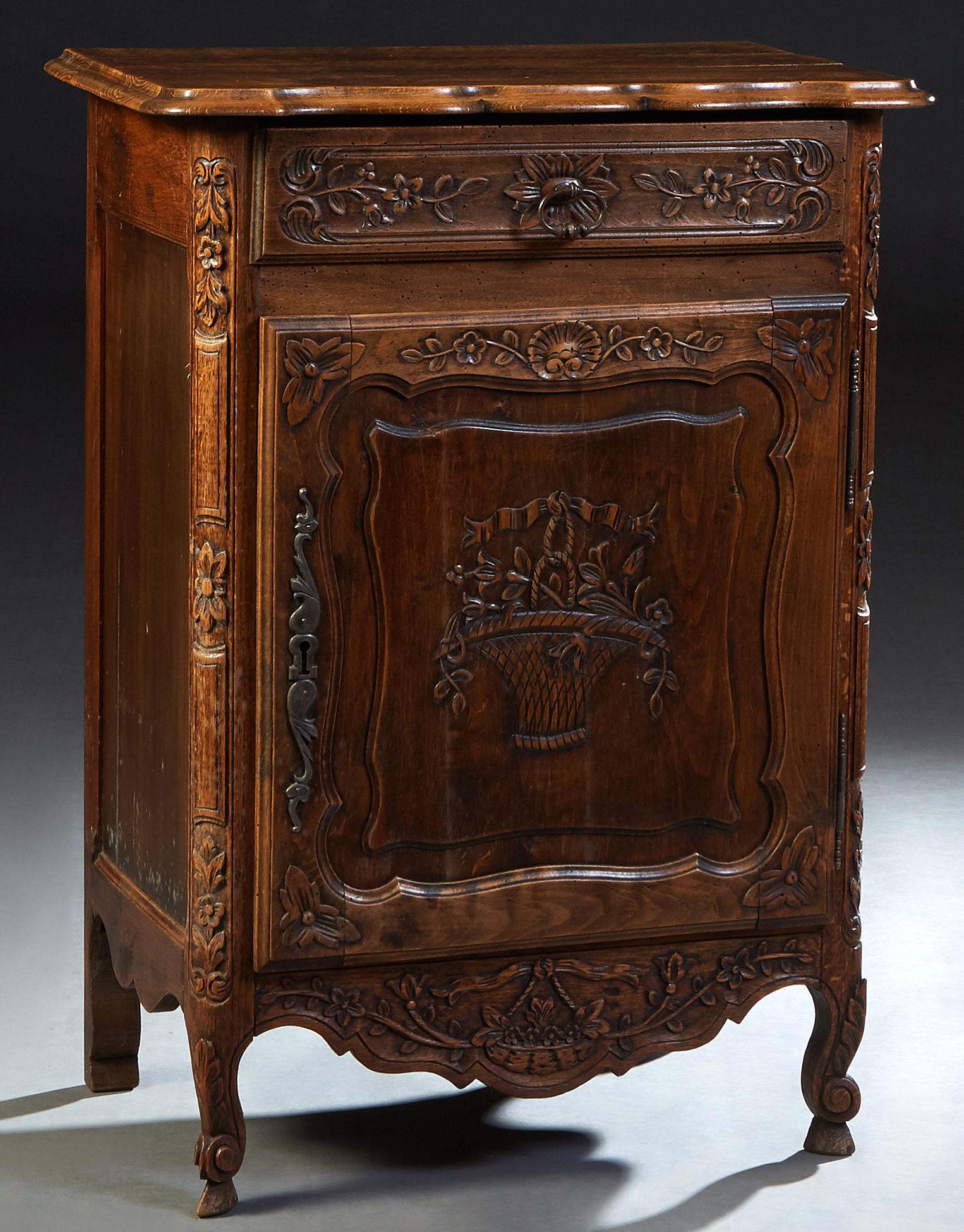 French Provincial Louis XV Style Carved Beech (1 of 1)