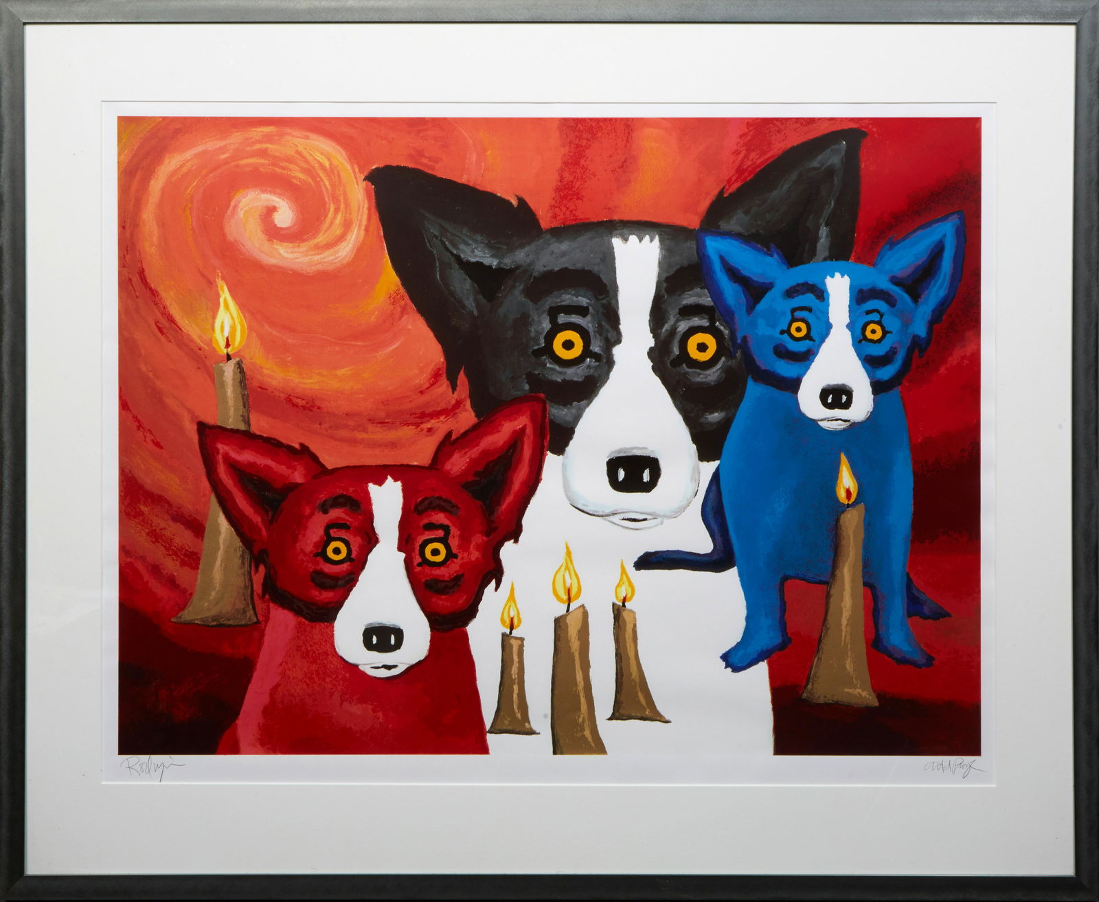 George Rodrigue (1944-2013, Louisiana), "By the Light (1 of 9)