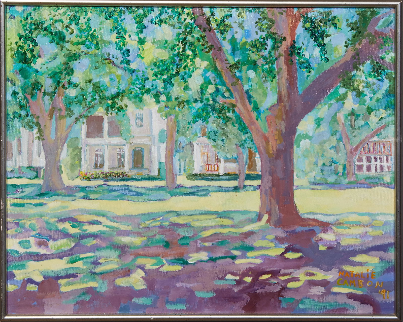 Natalie Cambon (20th c., Louisiana), "Audubon Park," (1 of 4)