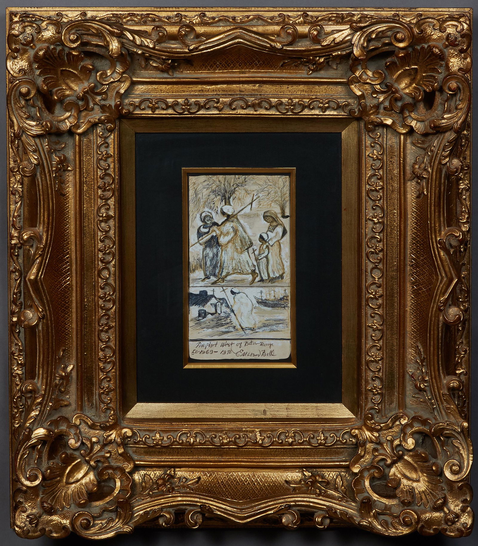 Emerson Bell (1932-2006, Louisiana), "Prophet West of (1 of 4)