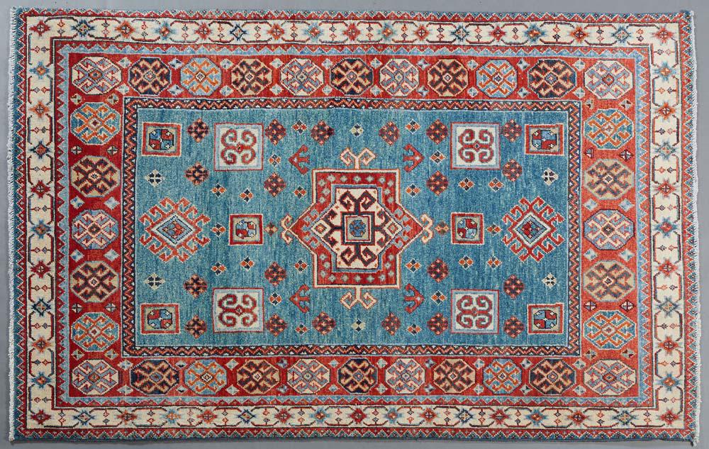 Uzbek Shirvan Carpet, 4' x 6'. (1 of 1)