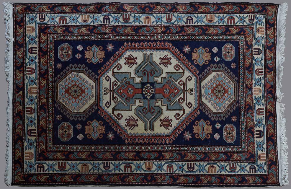 Turkish Oriental Carpet, 4' 11 x 7' 2. (1 of 1)