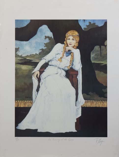 George Rodrigue (1944-2013, Louisiana), "An Evening at the Opera," 20th c., lithograph, editioned (1 of 2)