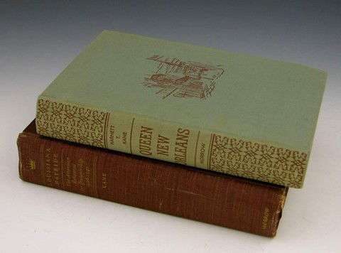 Two Books: Harnett T. Kane, "Louisiana Hayride," 19: Two Books: Harnett T. Kane, "Louisiana Hayride," 1941, autographed by the author, and "Queen New Orleans," 1949, also autographed and dedicated by the author.