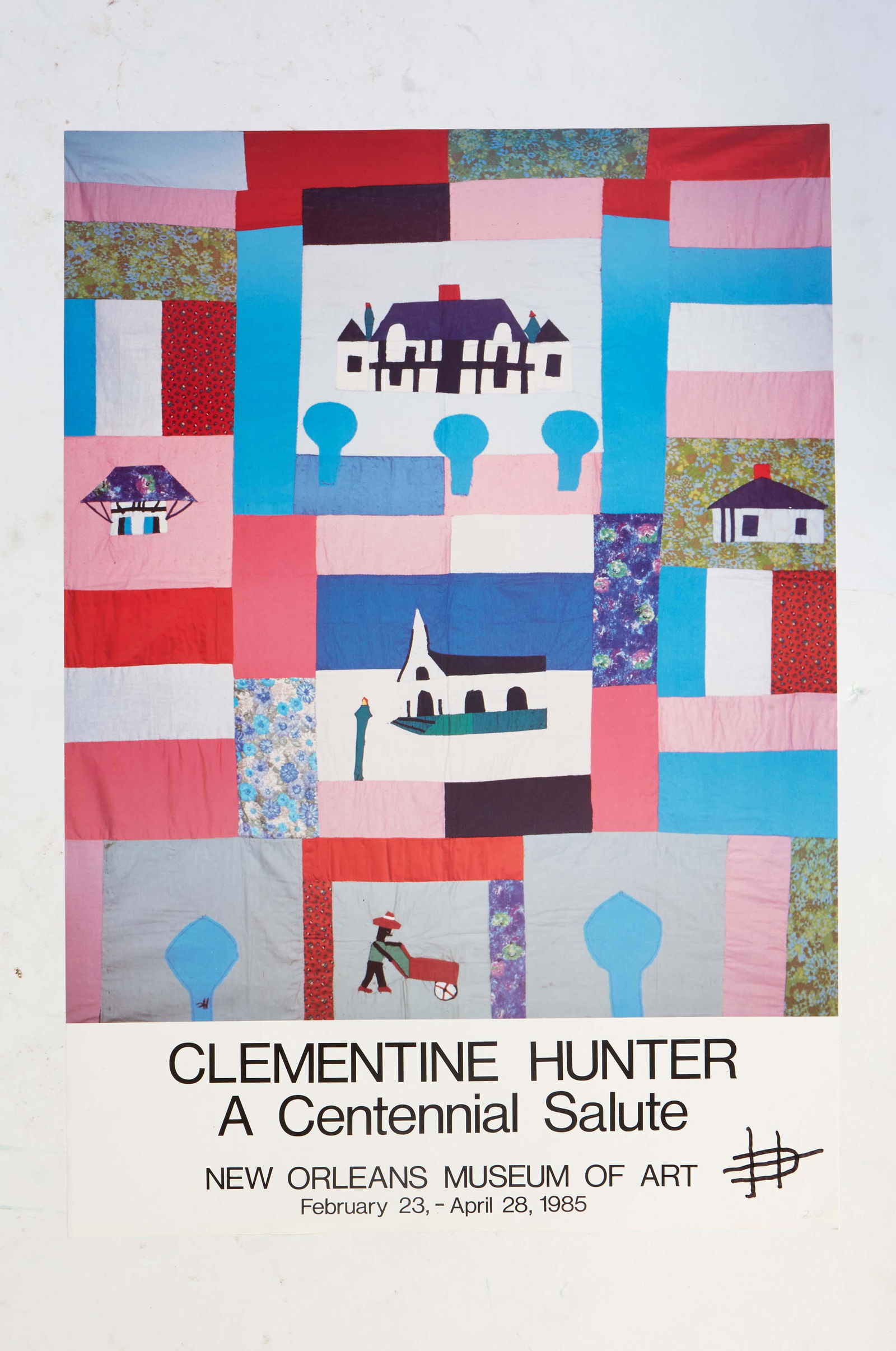 Clementine Hunter Poster, from the "Clementine Hunter: A Centennial Salute" exhibition at the New (1 of 2)