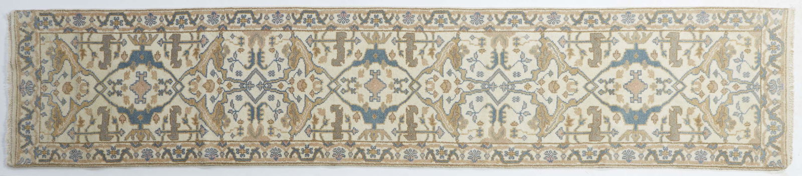 White Oushak Runner, 2' 6 x 12'. (1 of 1)
