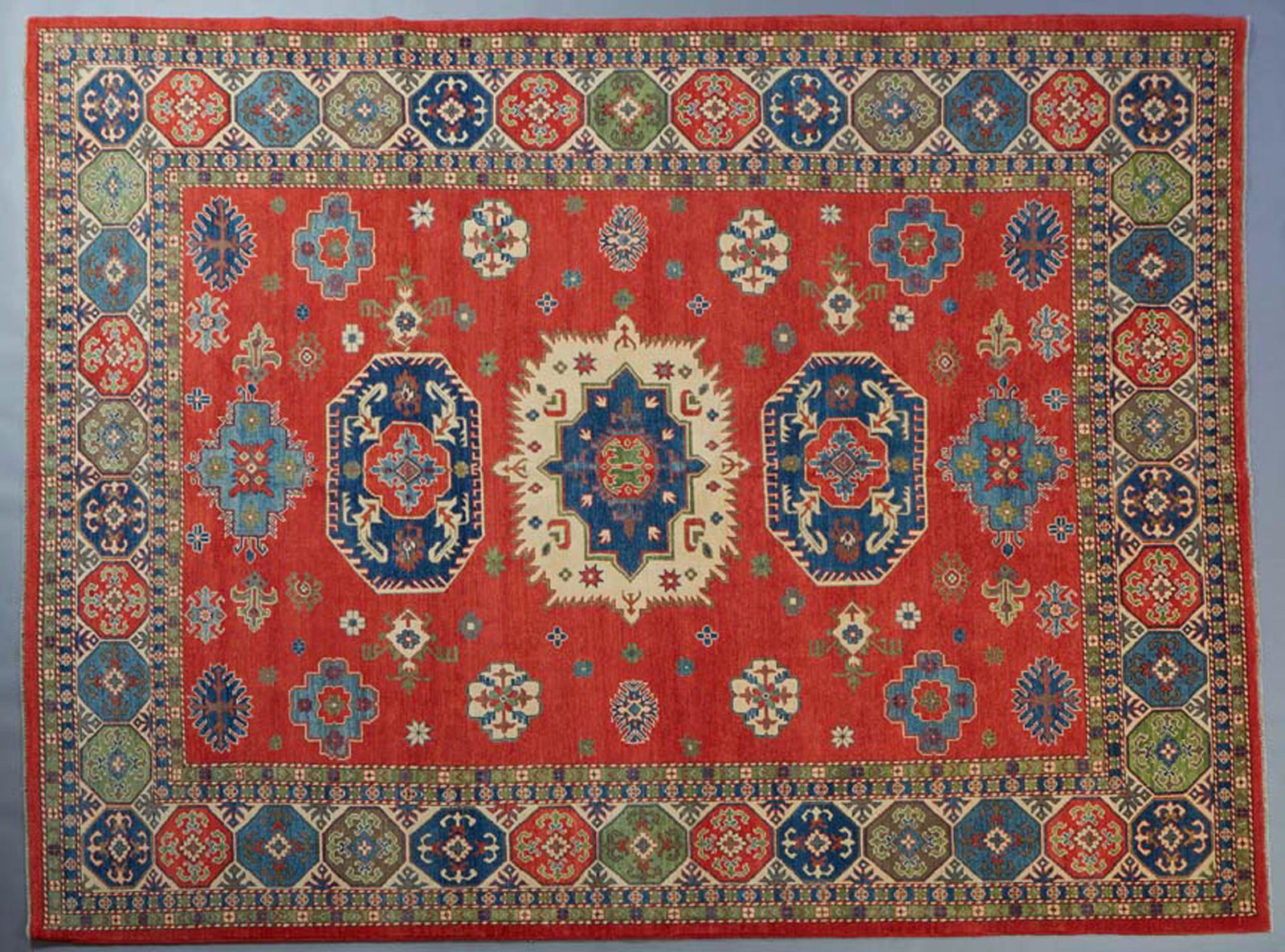 Uzbek Kazak Carpet, 9' x 11' 10. (1 of 1)