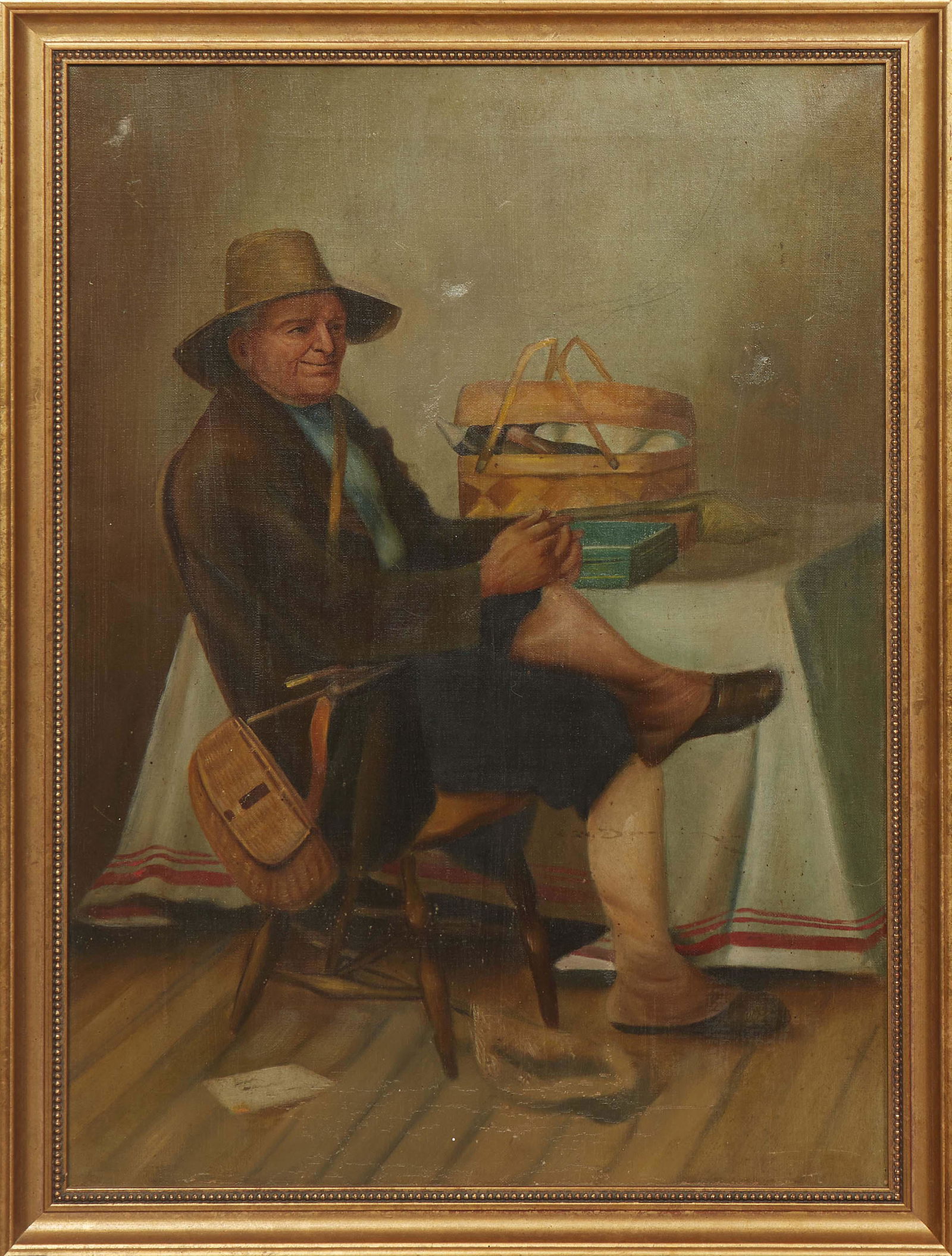 After Lawrence Carmichael Earle (New York/Michigan, 1845-1921), "Waiting for the Fishing Party," (1 of 3)