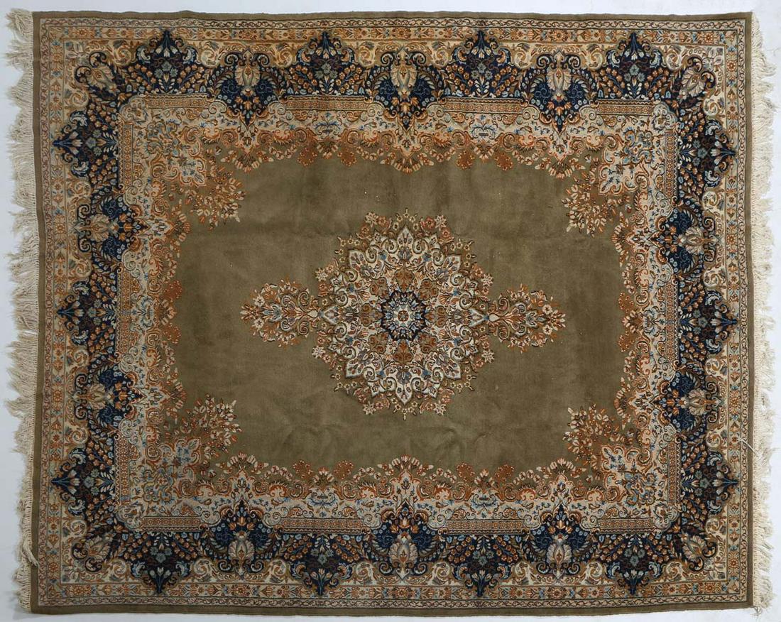 Vintage Kirman Carpet, 9' 5 x 12' 5. (1 of 1)
